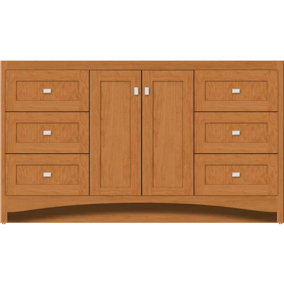 60 X 18 X 34.5 Ravenna View Vanity Shaker Nat Cherry Sb