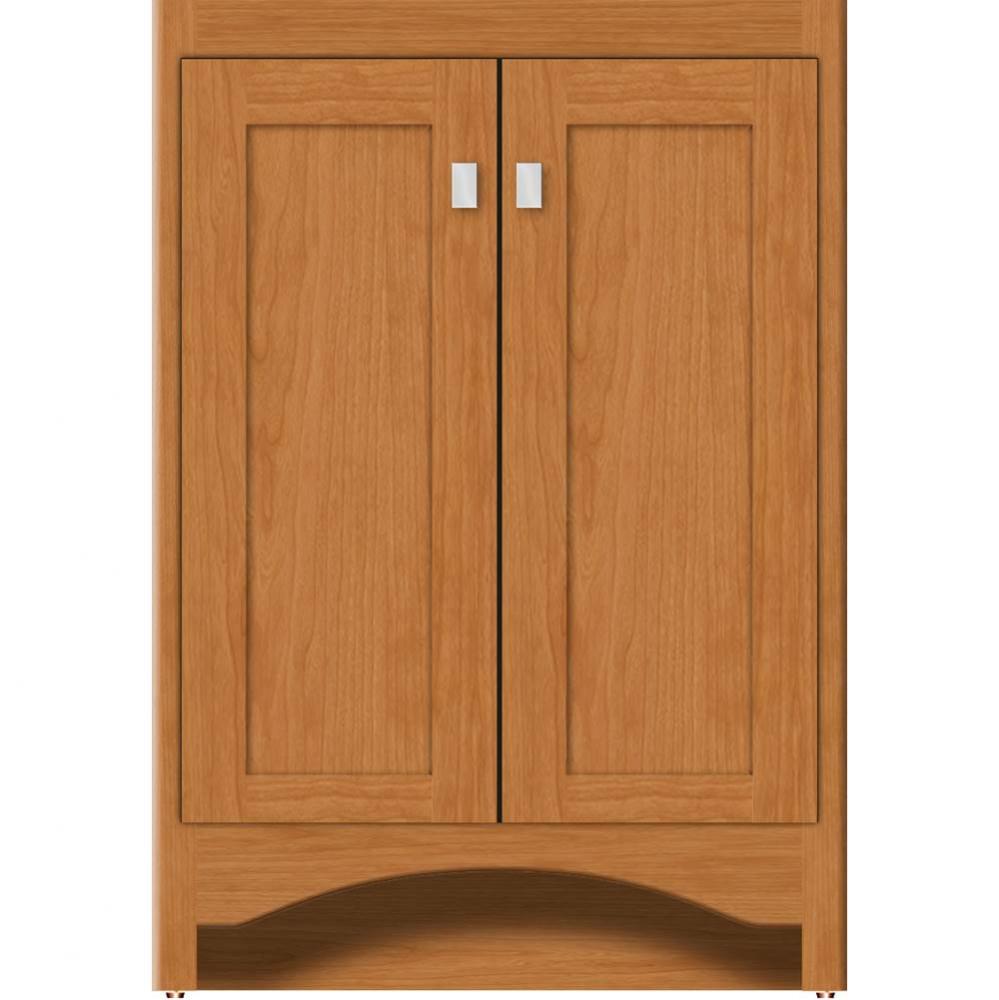 24 X 18 X 34.5 Ravenna View Vanity Shaker Nat Cherry Std