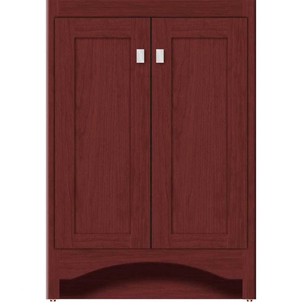 24 X 21 X 34.5 Ravenna View Vanity Shaker Dk Cherry Std