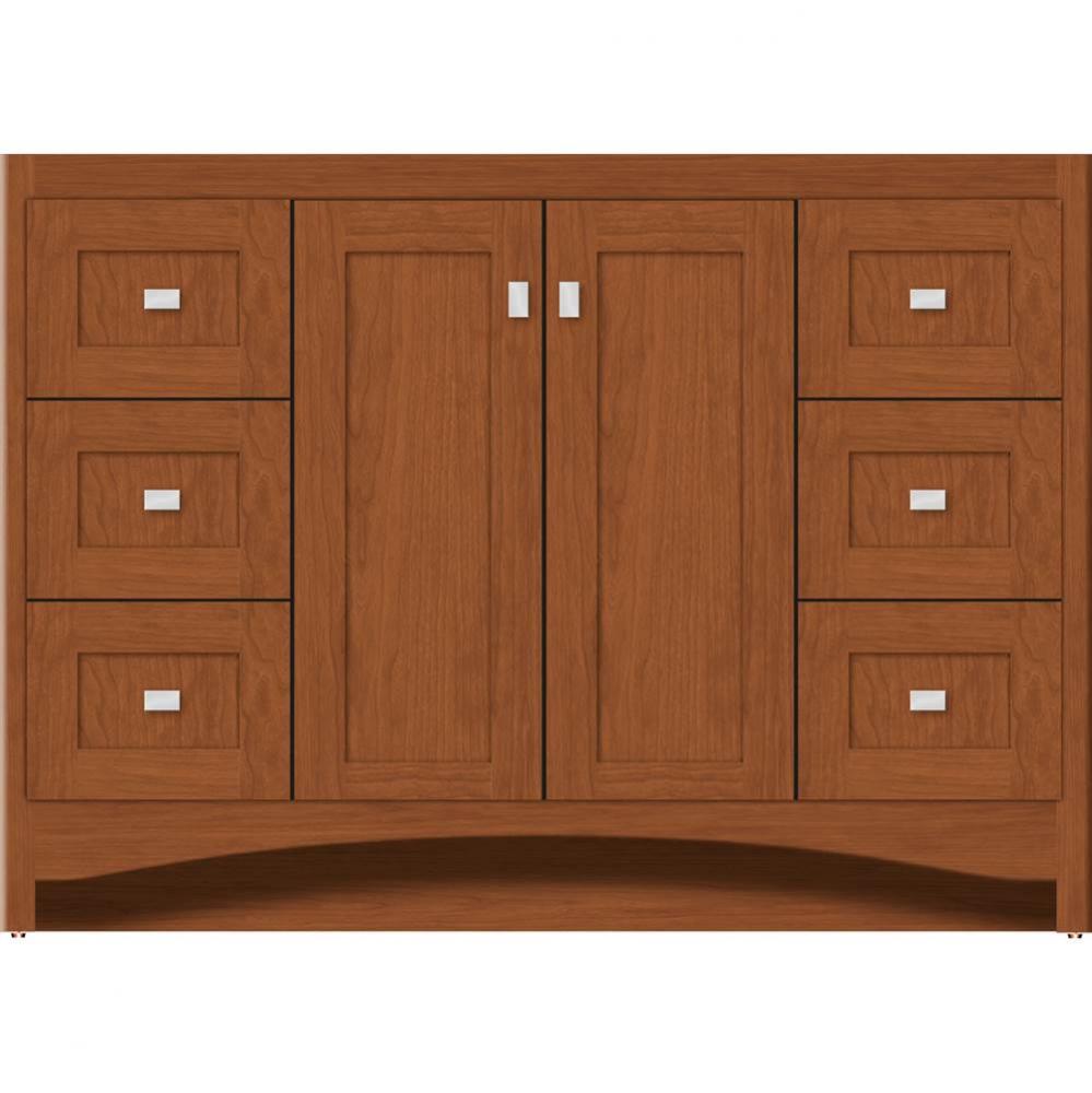 48 X 21 X 34.5 Ravenna View Vanity Shaker Cinn Cherry Sb