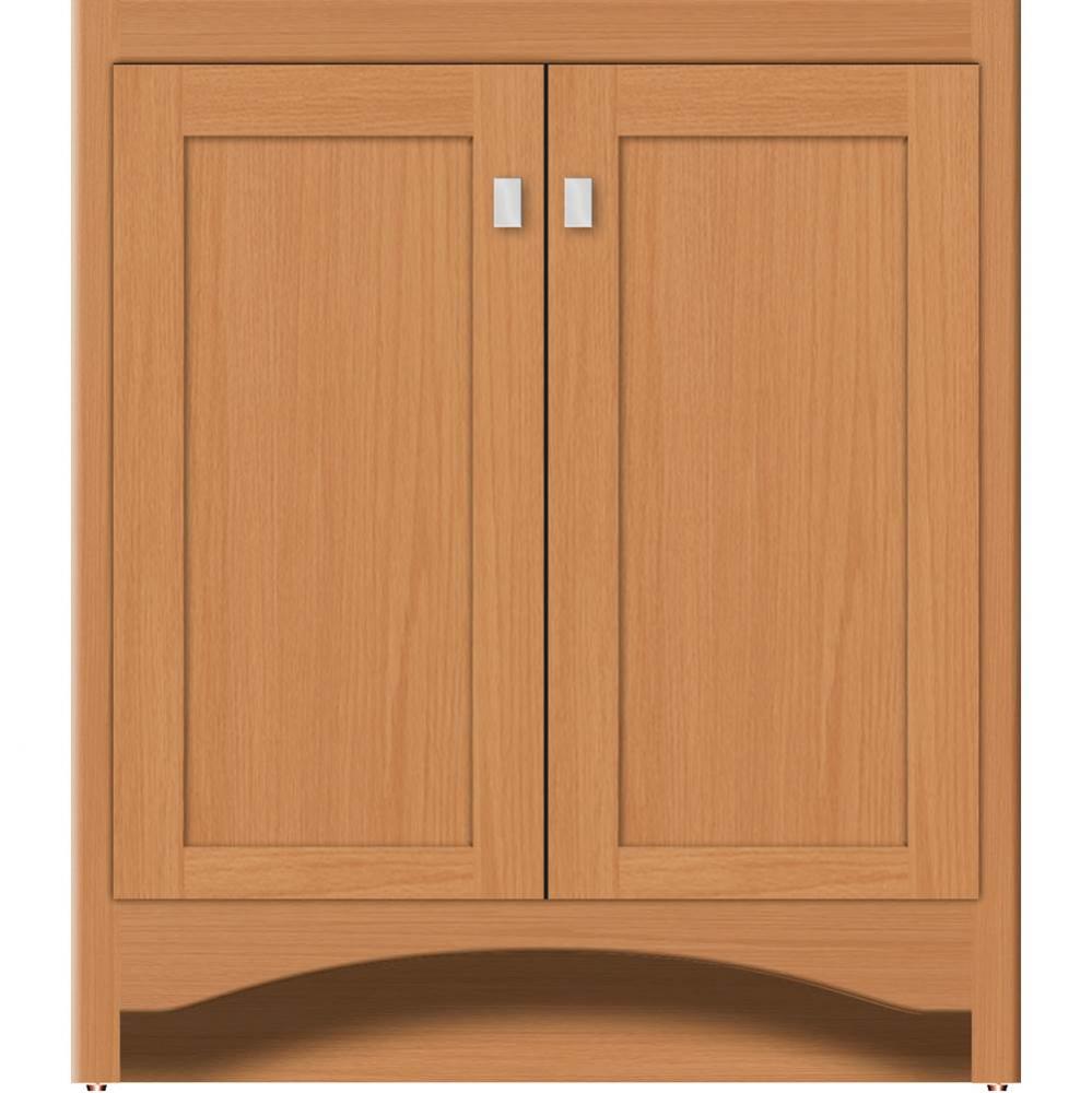 30 X 18 X 34.5 Ravenna View Vanity Shaker Nat Oak Std