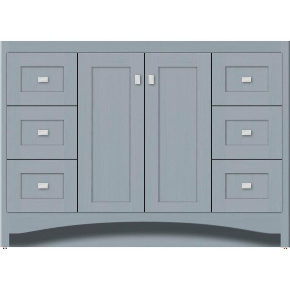 48 X 18 X 34.5 Ravenna View Vanity Shaker Silver Oak Sb