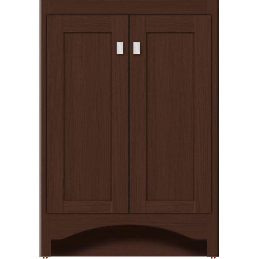 24 X 18 X 34.5 Ravenna View Vanity Shaker Choc Oak Std