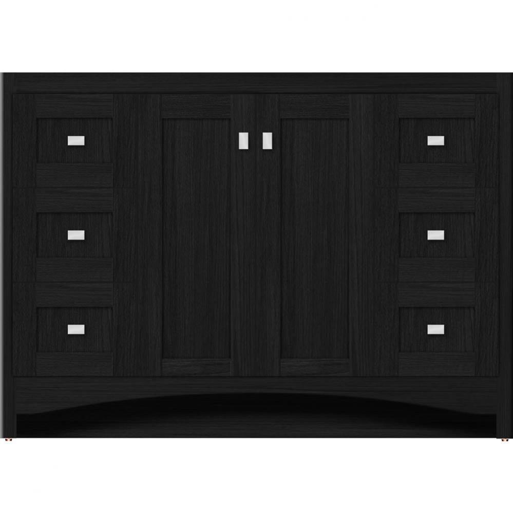 48 X 21 X 34.5 Ravenna View Vanity Shaker Midnight Oak Sb