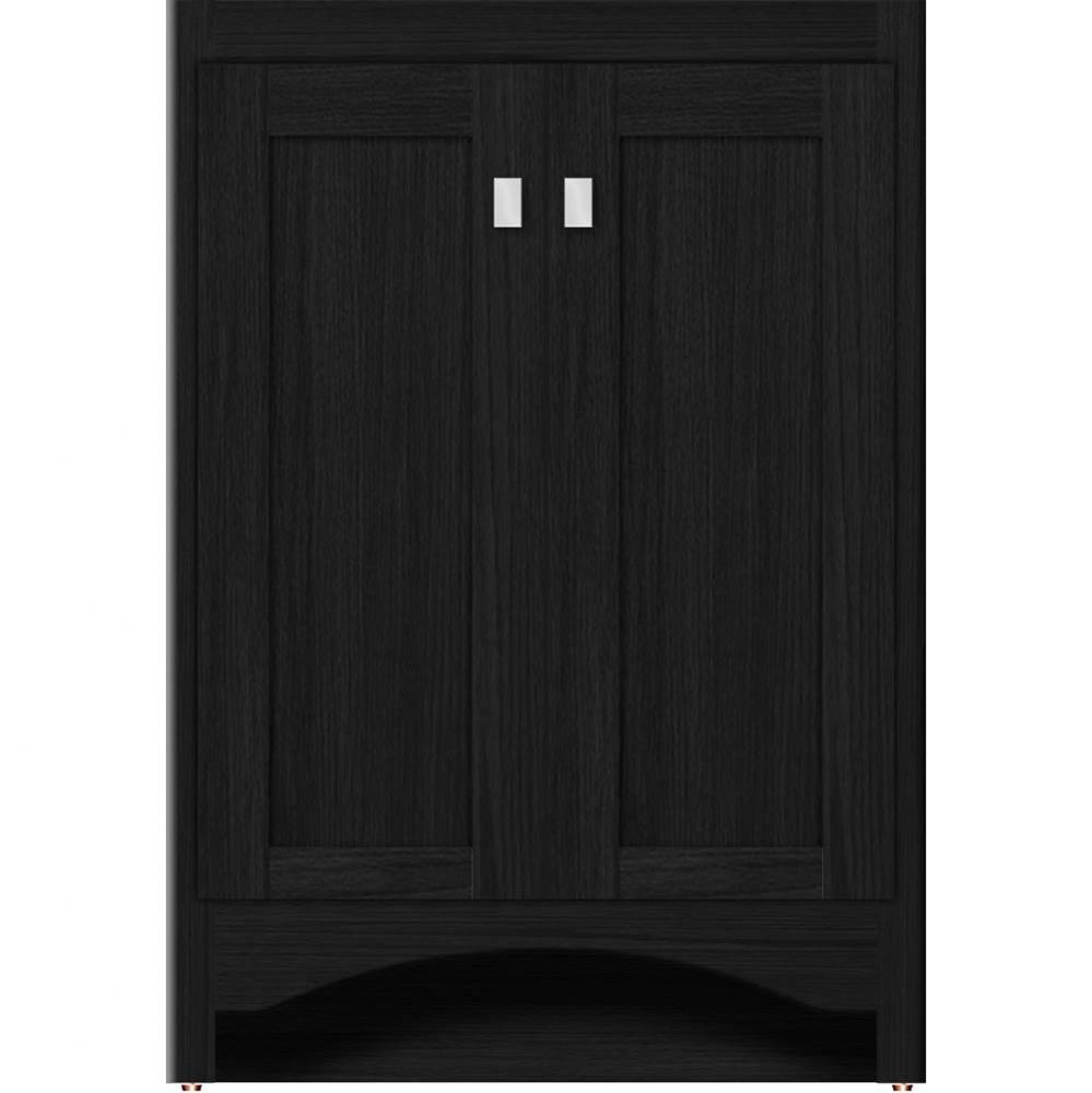 24 X 18 X 34.5 Ravenna View Vanity Shaker Midnight Oak Std