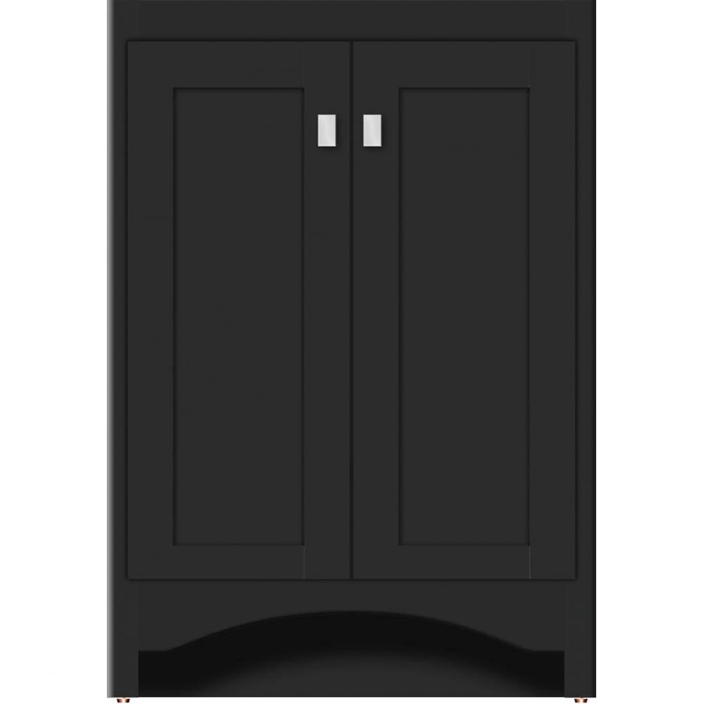 24 X 21 X 34.5 Ravenna View Vanity Shaker Sat Black Std