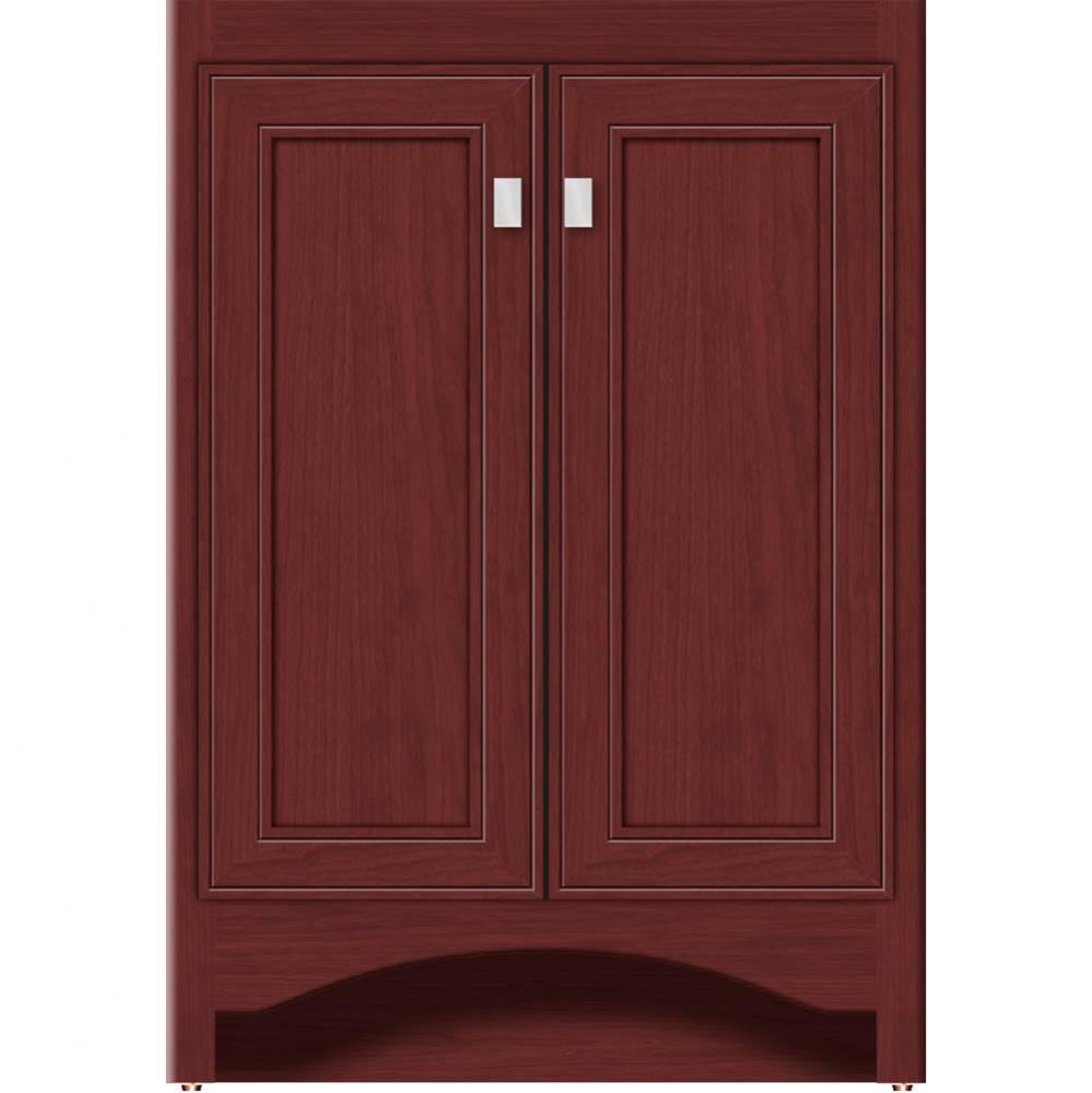 24 X 18 X 34.5 Ravenna View Vanity Deco Miter Dk Cherry Std