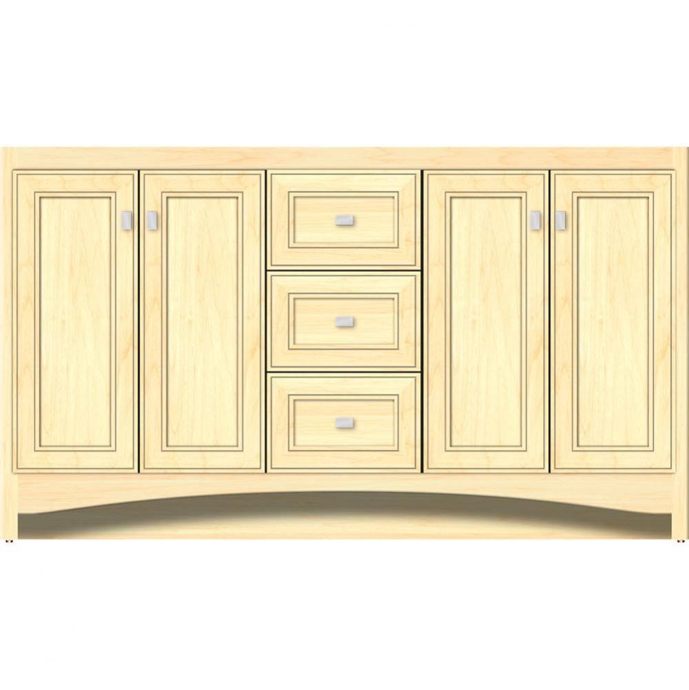 60 X 21 X 34.5 Ravenna View Vanity Deco Miter Nat Maple Db