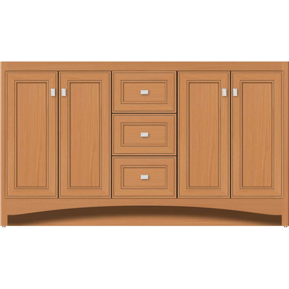 60 X 21 X 34.5 Ravenna View Vanity Deco Miter Nat Oak Db