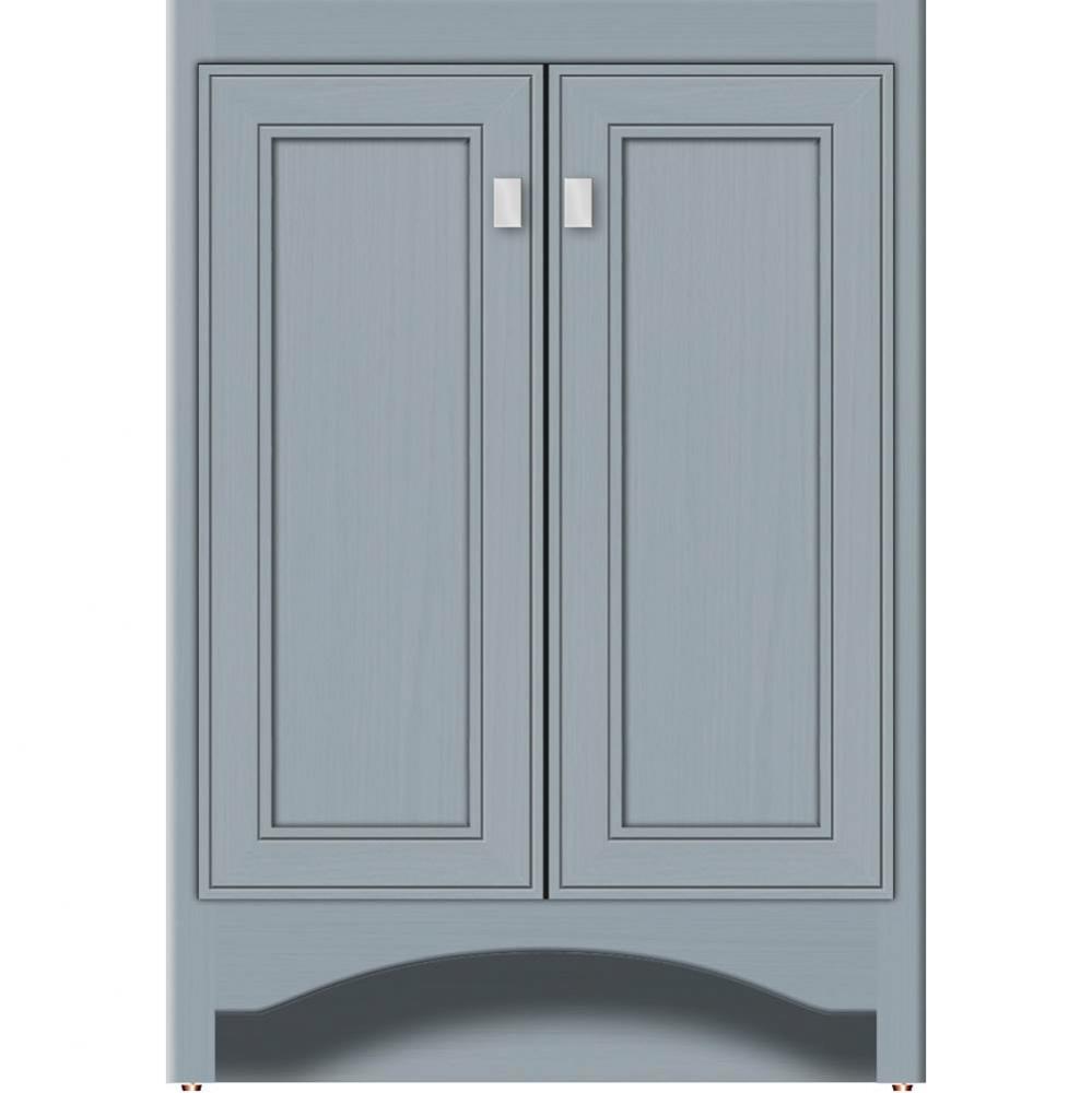 24 X 18 X 34.5 Ravenna View Vanity Deco Miter Silver Oak Std