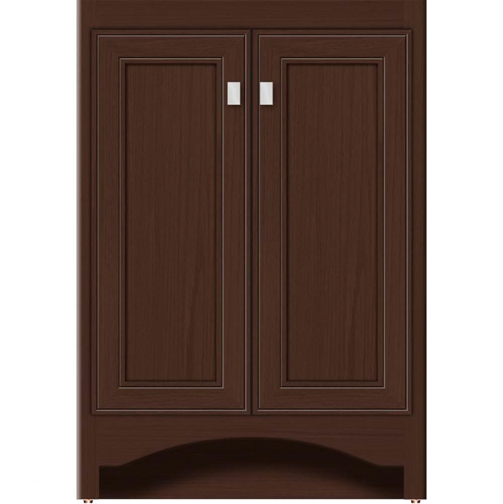 24 X 21 X 34.5 Ravenna View Vanity Deco Miter Choc Oak Std