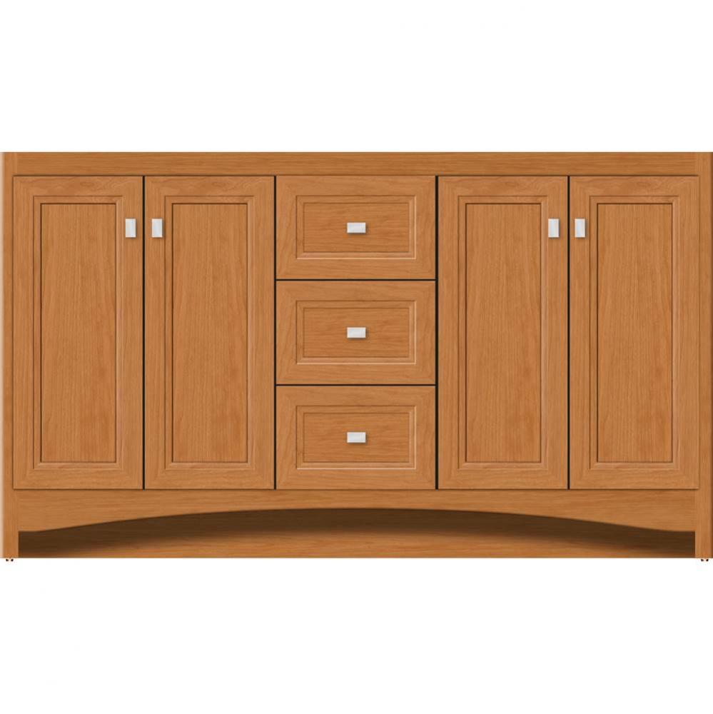 60 X 21 X 34.5 Ravenna View Vanity Ogee Miter Nat Cherry Db