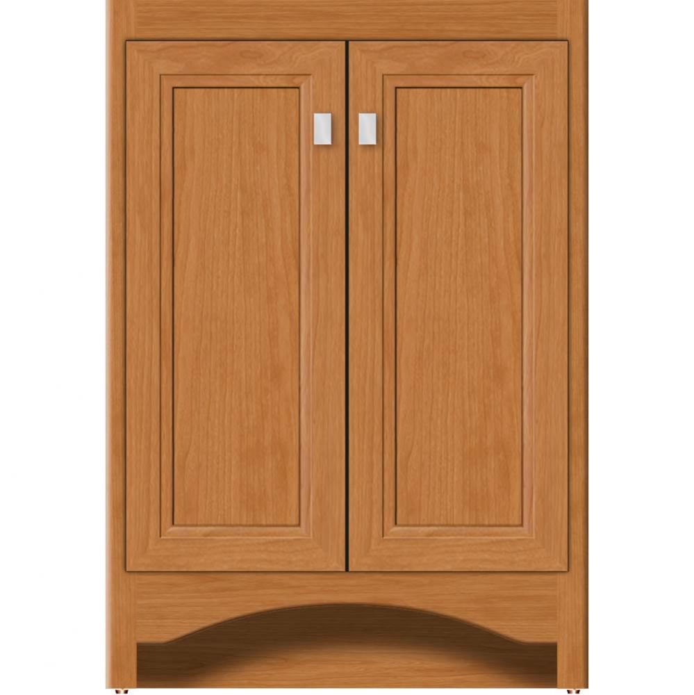 24 X 21 X 34.5 Ravenna View Vanity Ogee Miter Nat Cherry Std