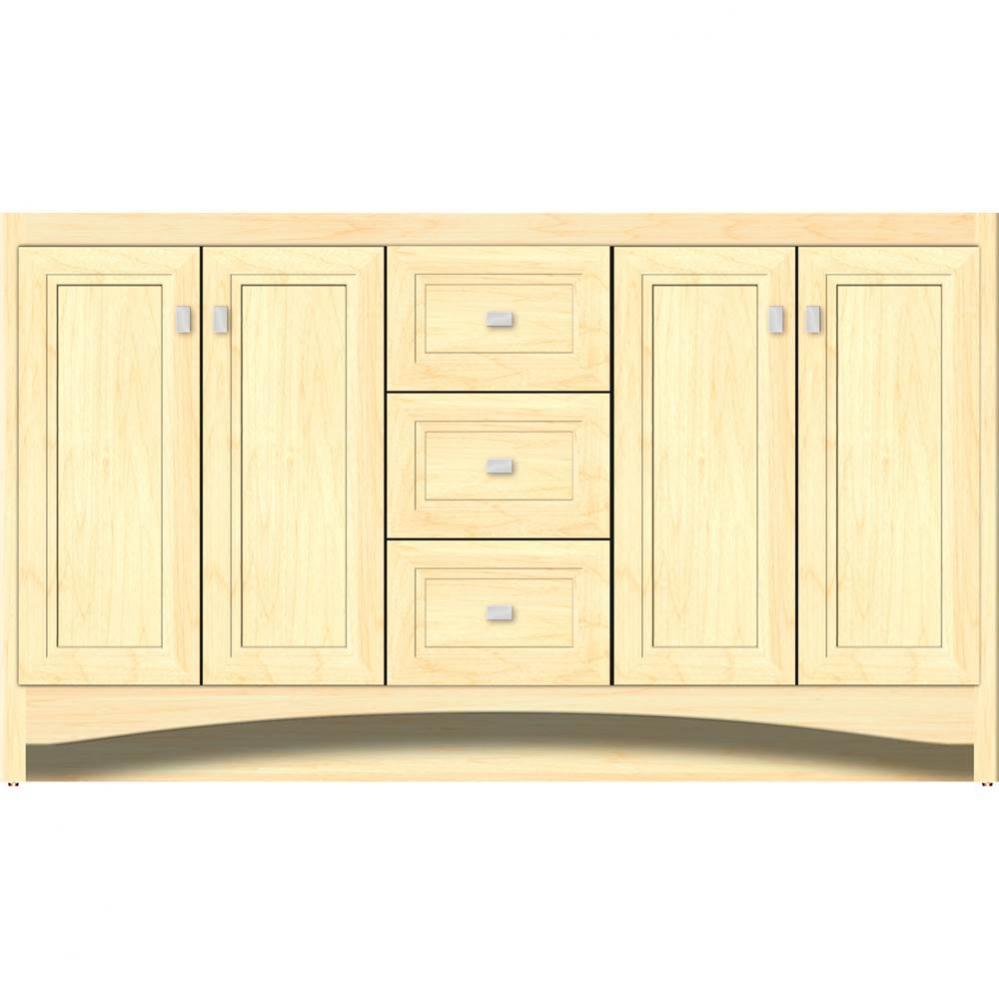 60 X 21 X 34.5 Ravenna View Vanity Ogee Miter Nat Maple Db