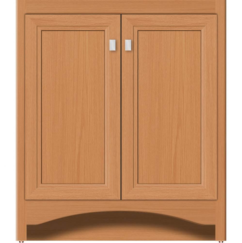 30 X 21 X 34.5 Ravenna View Vanity Ogee Miter Nat Oak Std