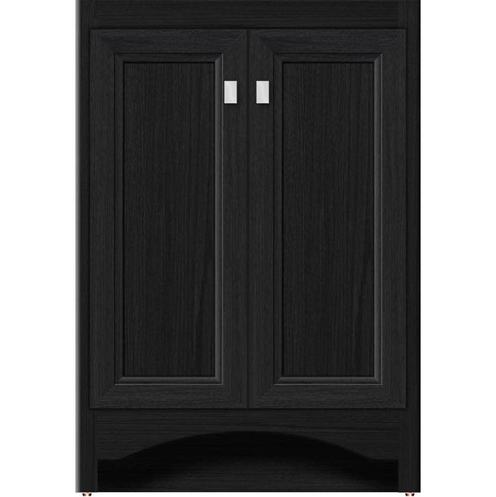 24 X 18 X 34.5 Ravenna View Vanity Ogee Miter Midnight Oak Std