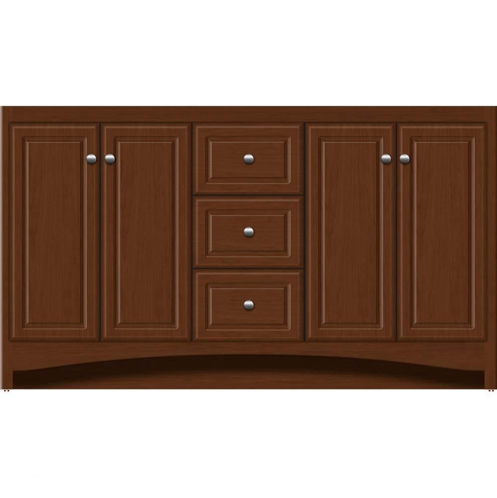 60 X 18 X 34.5 Ravenna View Vanity Ultra Pecan Cherry Db