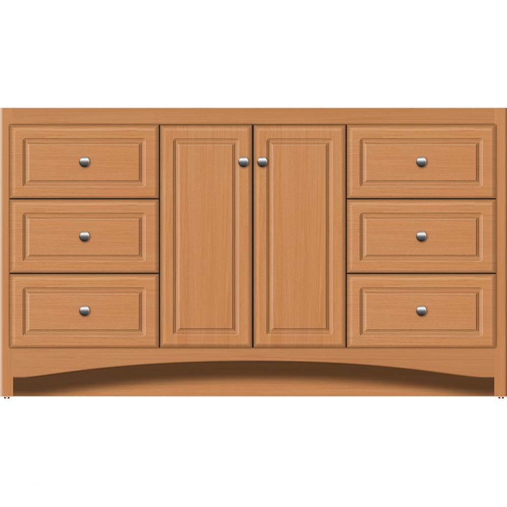 60 X 18 X 34.5 Ravenna View Vanity Ultra Nat Oak Sb