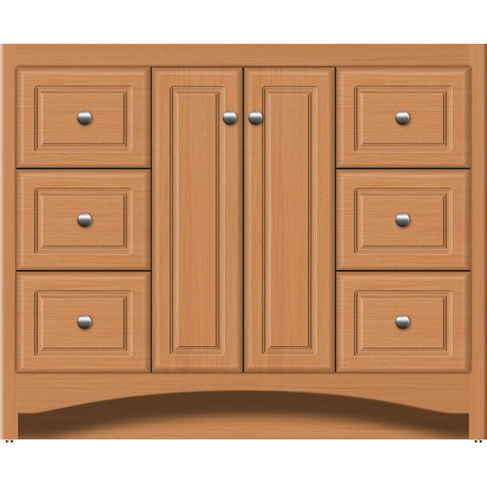 42 X 18 X 34.5 Ravenna View Vanity Ultra Nat Oak Sb