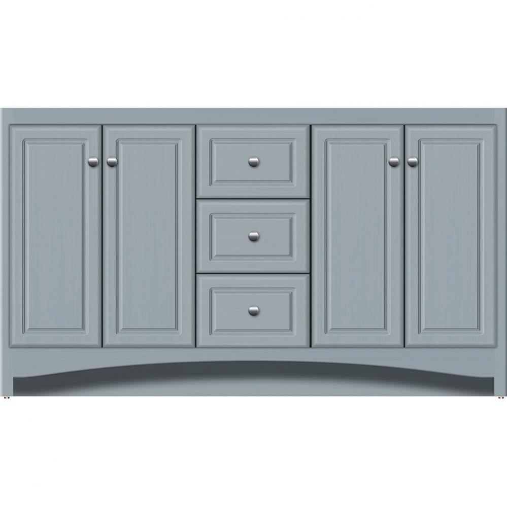 60 X 18 X 34.5 Ravenna View Vanity Ultra Silver Oak Db