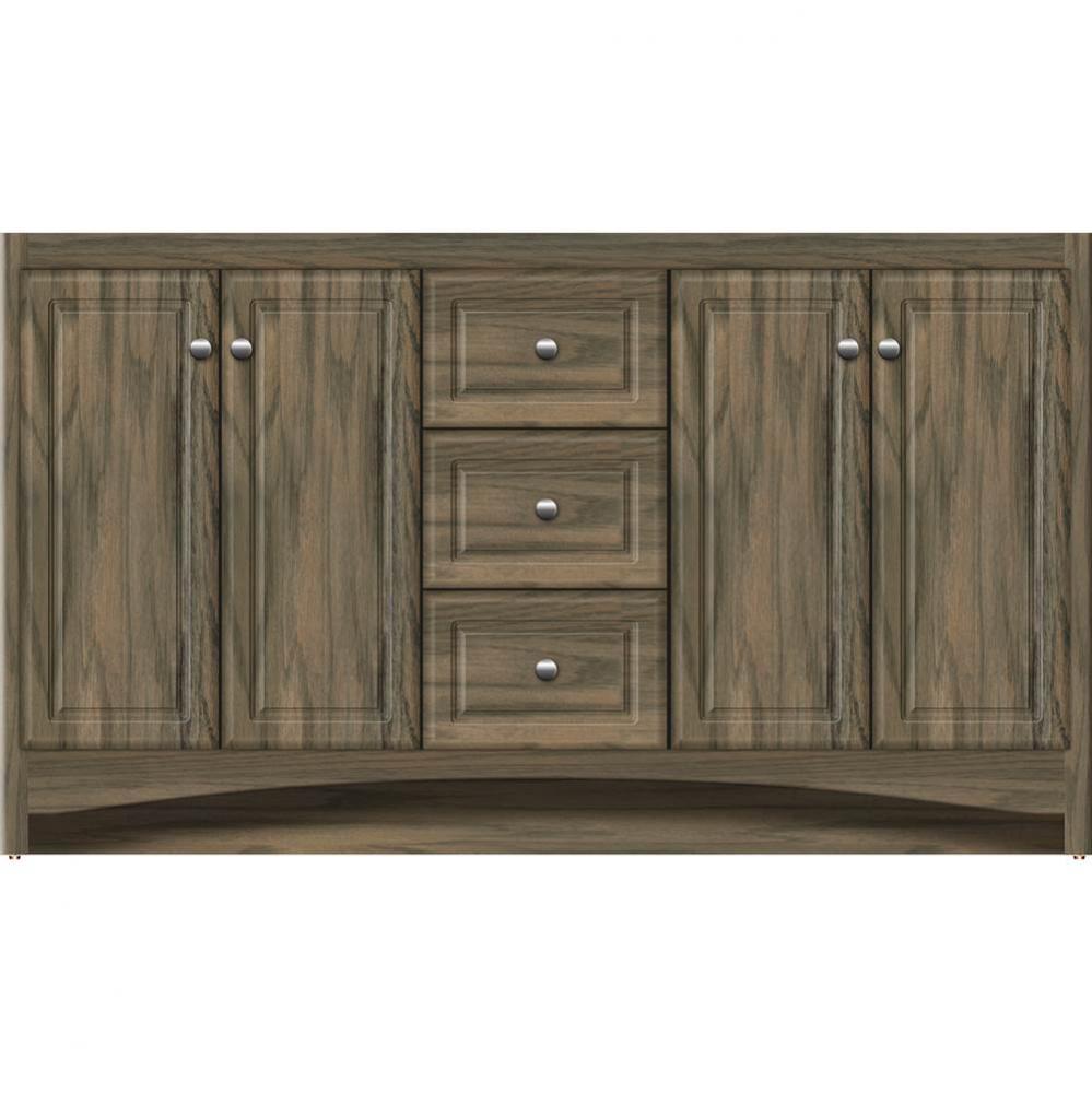 60 X 21 X 34.5 Ravenna View Vanity Ultra Dusky Oak Db