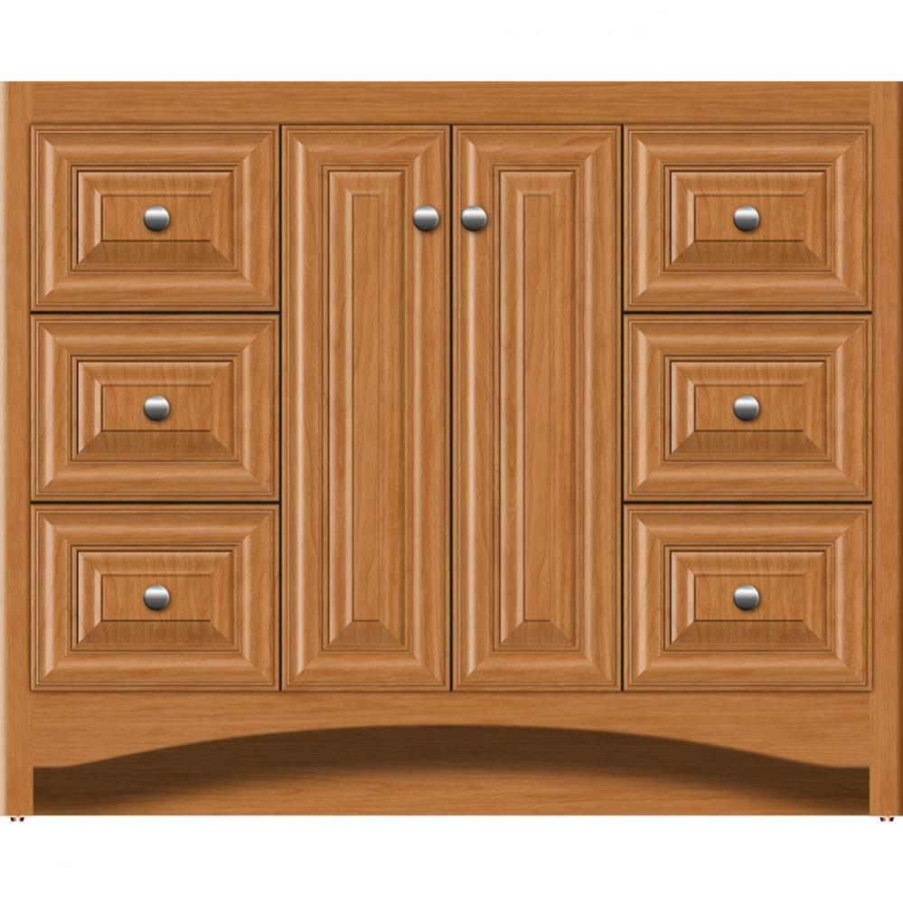 42 X 18 X 34.5 Ravenna View Vanity Classic Miter Nat Cherry Sb