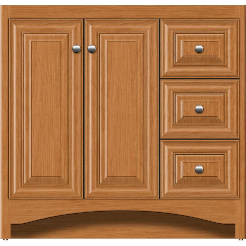 36 X 18 X 34.5 Ravenna View Vanity Classic Miter Nat Cherry Rh