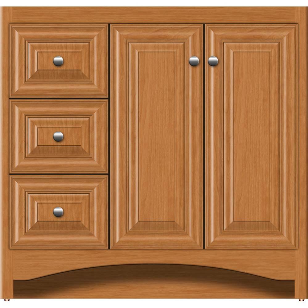 36 X 21 X 34.5 Ravenna View Vanity Classic Miter Nat Cherry Lh