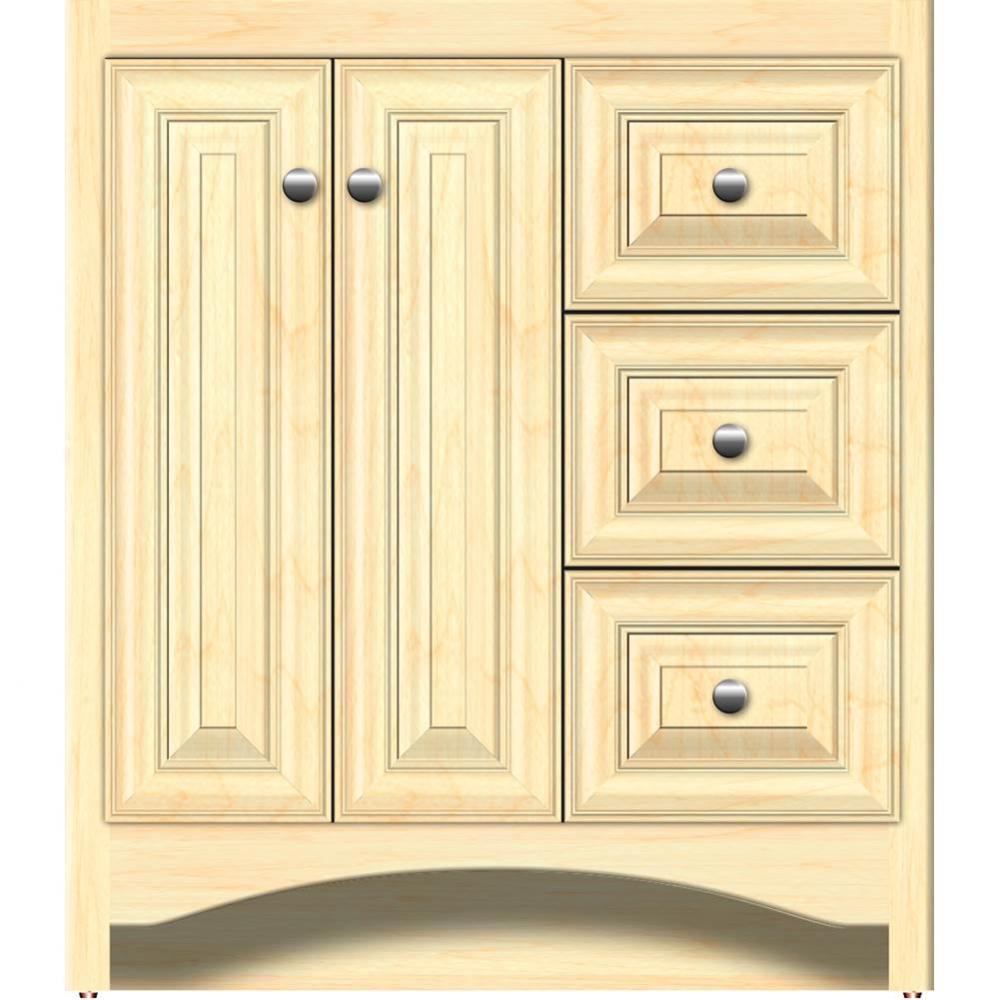 30 X 21 X 34.5 Ravenna View Vanity Classic Miter Nat Maple Rh