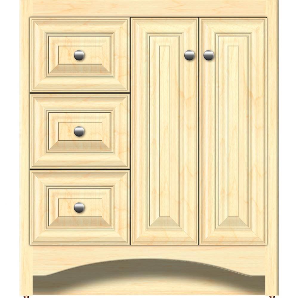 30 X 21 X 34.5 Ravenna View Vanity Classic Miter Nat Maple Lh