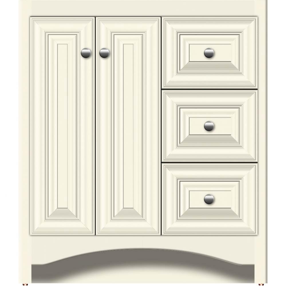 30 X 21 X 34.5 Ravenna View Vanity Classic Miter Sat Biscuit Rh