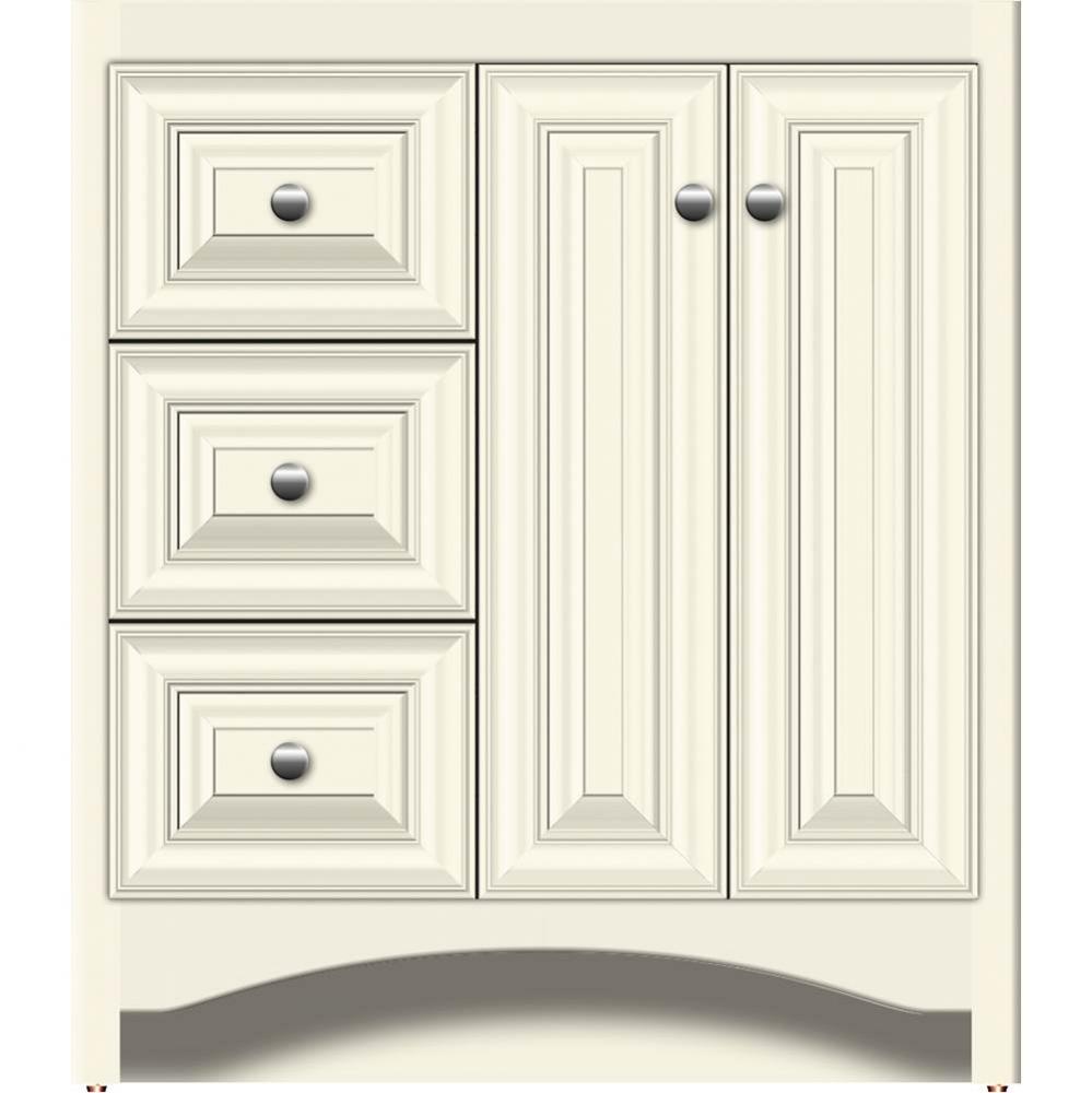 30 X 21 X 34.5 Ravenna View Vanity Classic Miter Sat Biscuit Lh