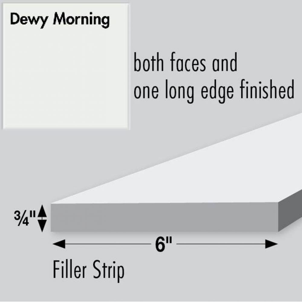6 X .75 X 36 Simplicity Filler Dewy Morning