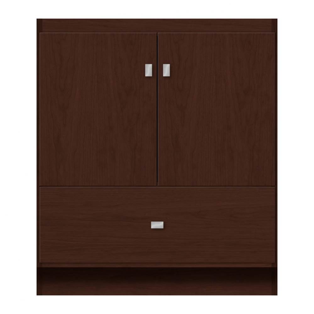 30 X 18 X 34.5 Montlake Vanity Tiered Miter Choc Cherry Std