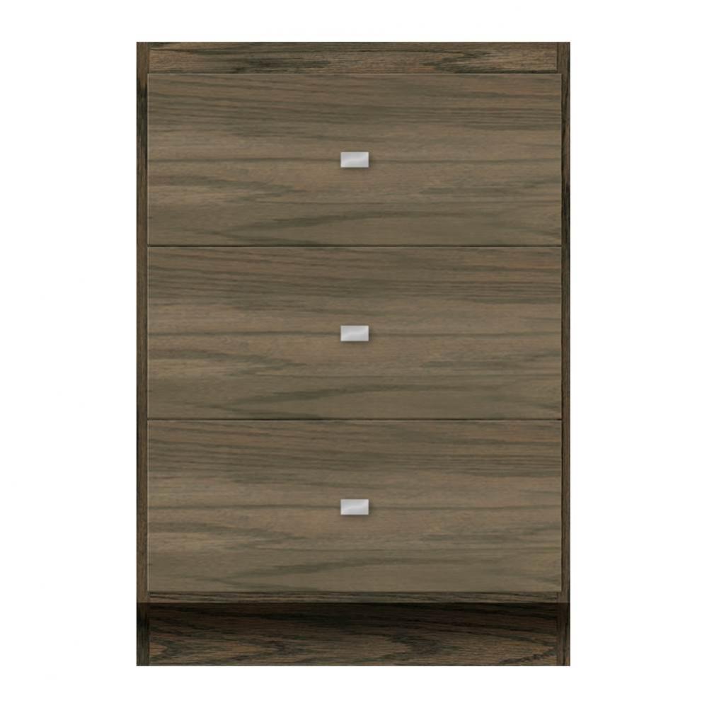 24 X 21 X 34.5 Montlake View Vanity Tiered Miter Choc Oak Std