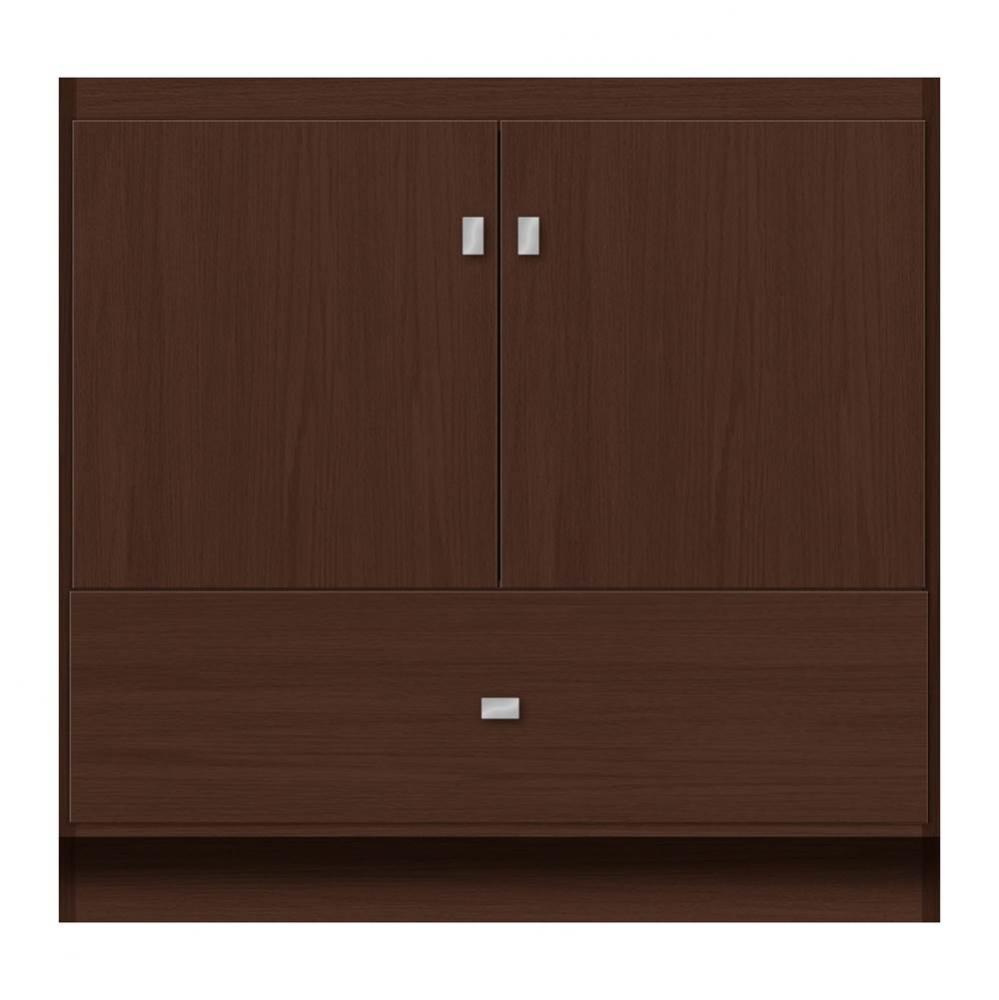 36 X 21 X 34.5 Montlake Vanity Tiered Miter Choc Oak Std