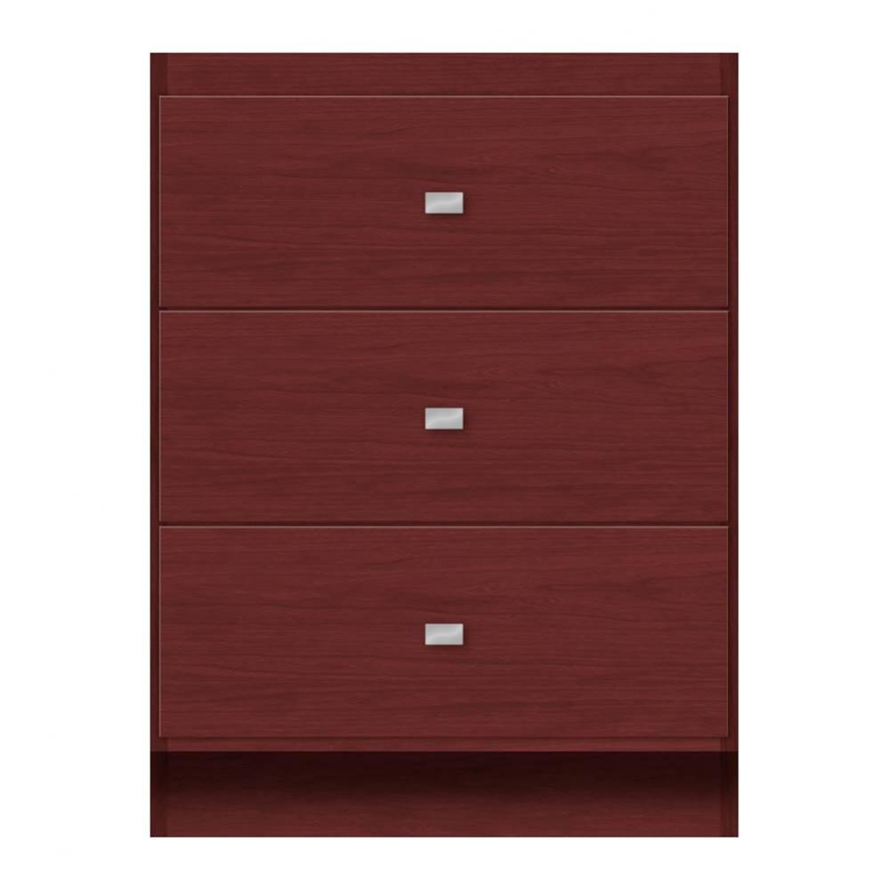 24 X 21 X 32 Montlake Drawer Bank Tiered Miter Dk Cherry