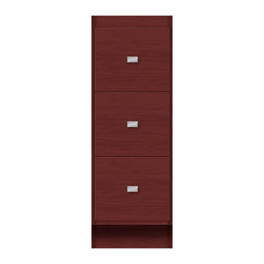 12 X 18 X 34.5 Montlake Drawer Bank Tiered Miter Dk Cherry