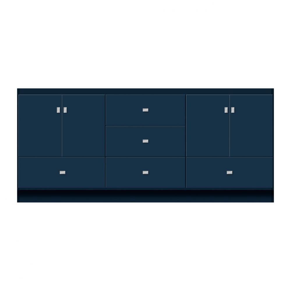 72 X 18 X 32 Montlake Vanity Tiered Miter Lapis Night Db