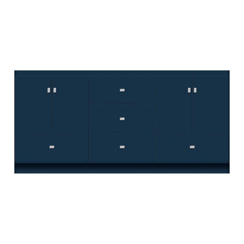 72 X 18 X 34.5 Montlake Vanity Tiered Miter Lapis Night Db