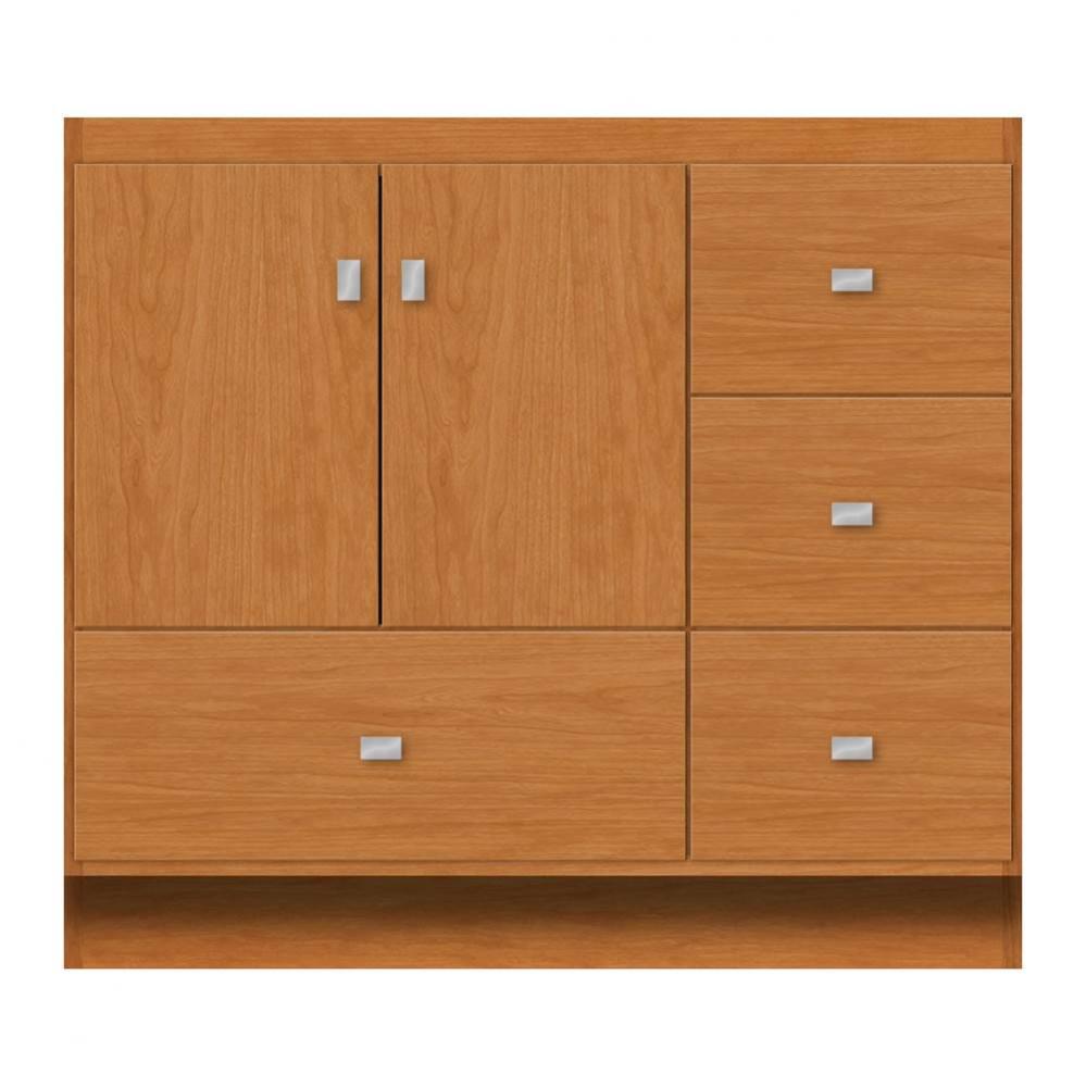 36 X 21 X 32 Montlake Vanity Tiered Miter Nat Cherry Rh