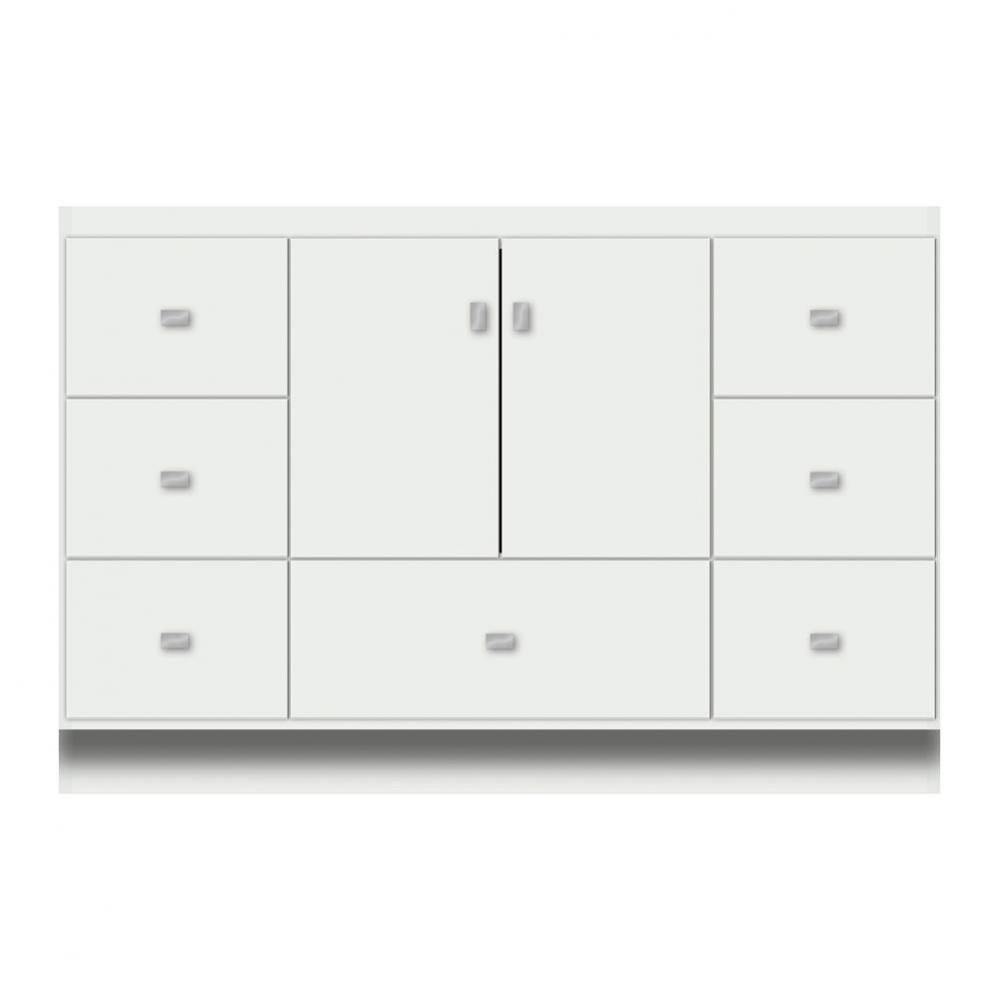 48 X 21 X 32 Montlake Vanity Tiered Miter Powder Grey Sb