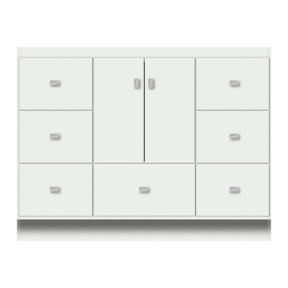 42 X 18 X 32 Montlake Vanity Tiered Miter Powder Grey Sb