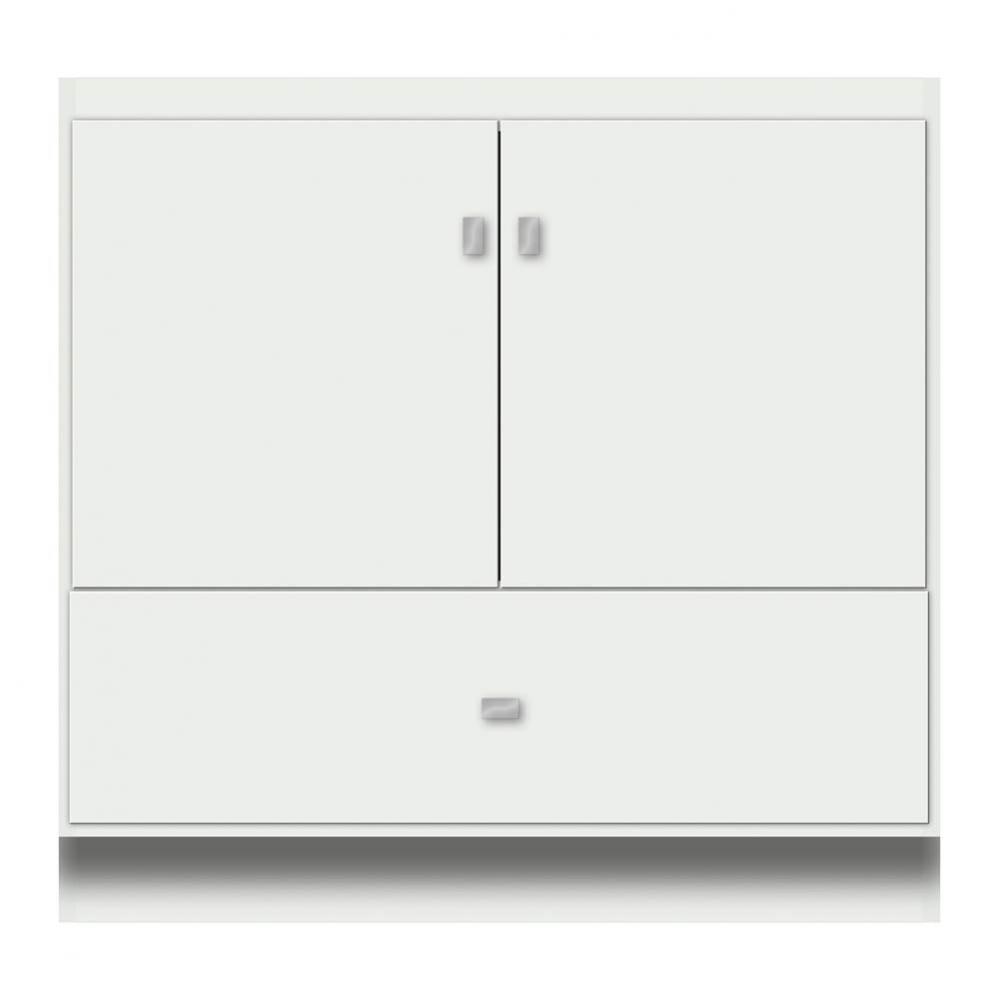 36 X 18 X 34.5 Montlake Vanity Tiered Miter Powder Grey Std