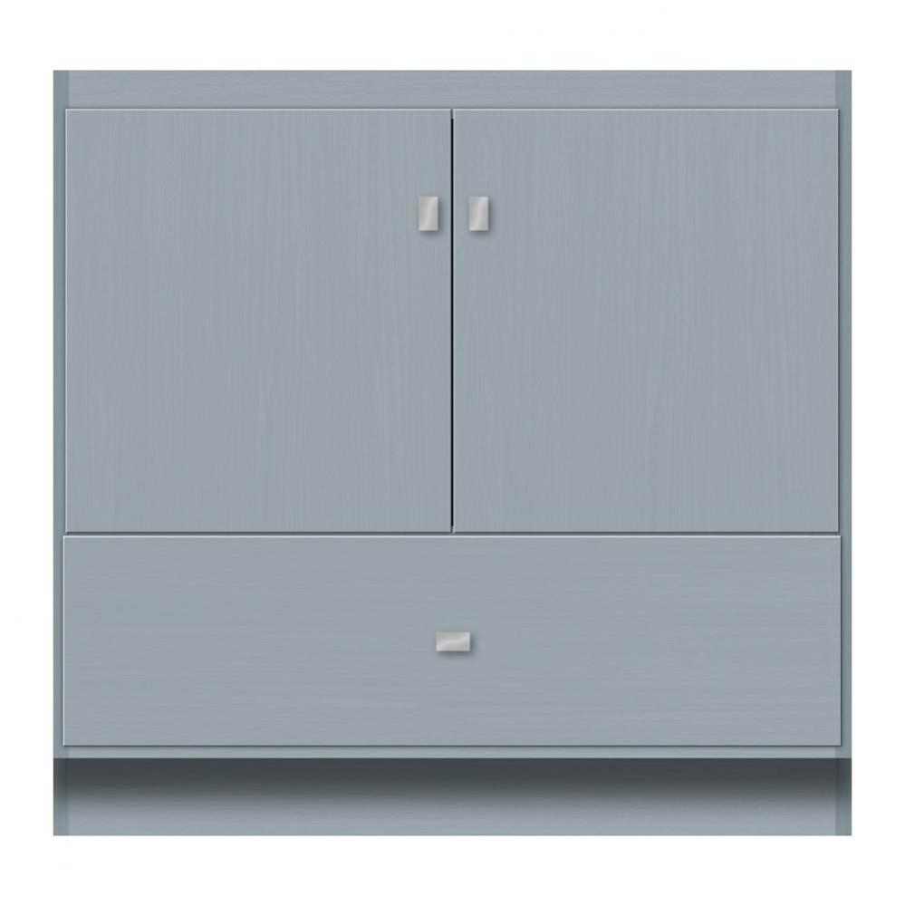 36 X 18 X 34.5 Montlake Vanity Tiered Miter Silver Oak Std