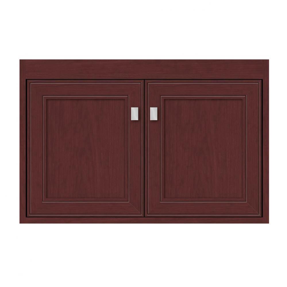 30 X 18.5 X 19.75 Sodo Town Vanity Deco Miter Dk Cherry