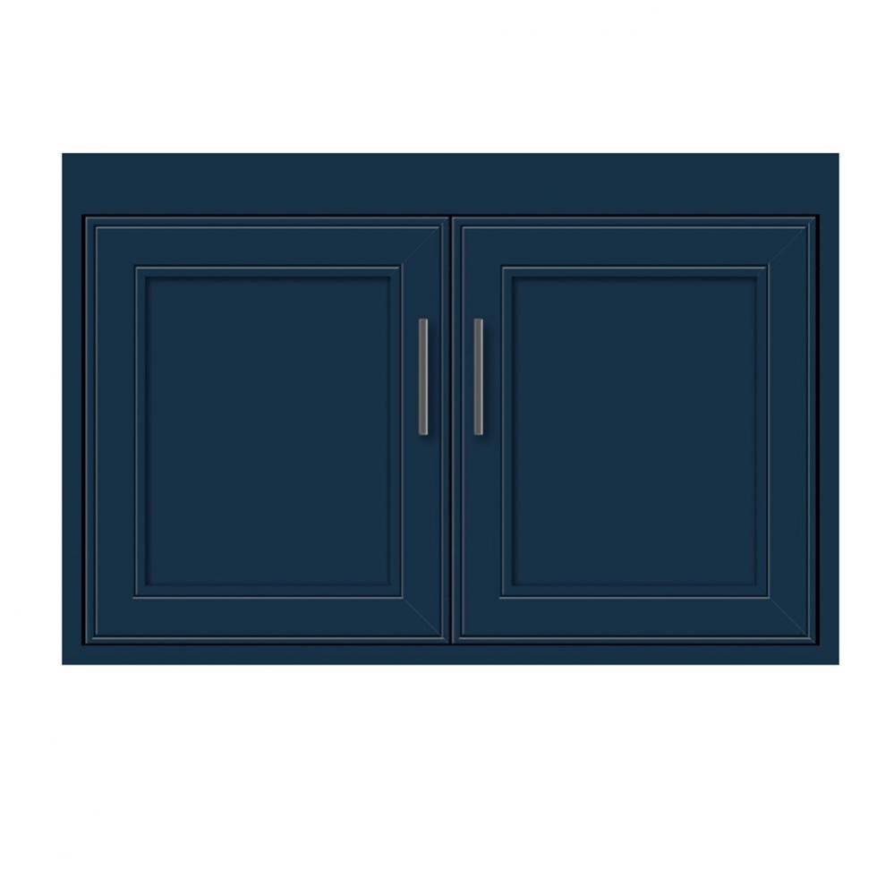 30 X 18.5 X 19.75 Sodo Town Vanity Deco Miter Lapis Night