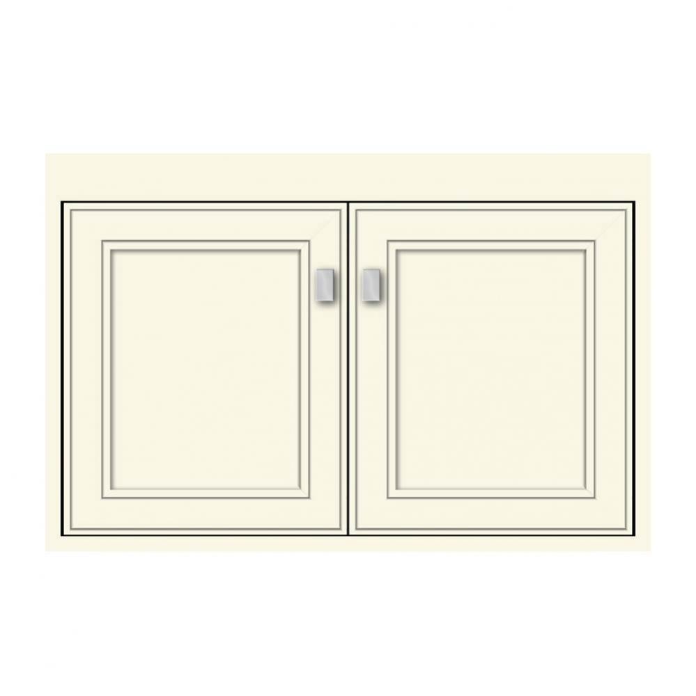 30 X 21 X 19.75 Sodo Town Vanity Deco Miter Sat Biscuit