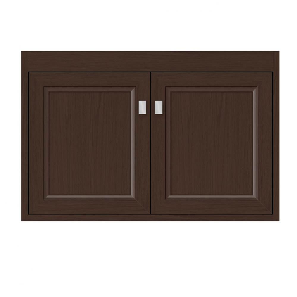 30 X 21 X 19.75 Sodo Town Vanity Ogee Miter Choc Oak