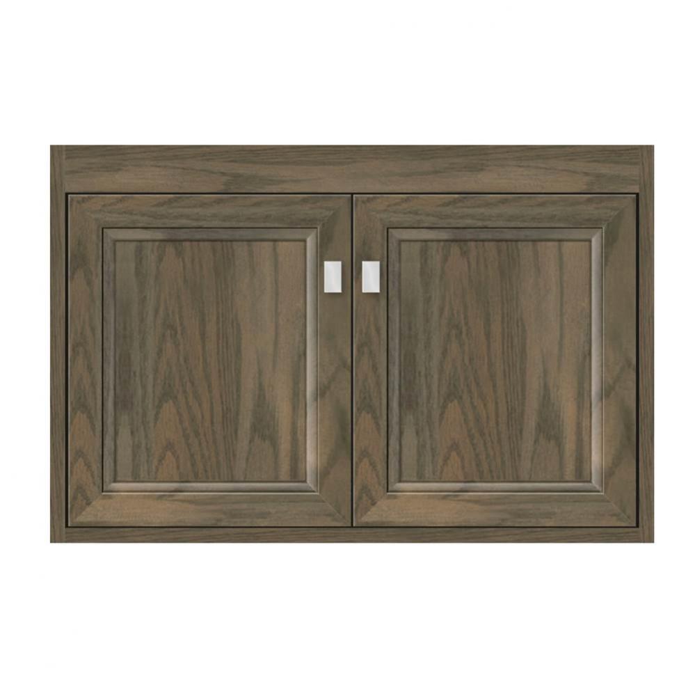 30 X 18.5 X 19.75 Sodo Town Vanity Ogee Miter Dusky Oak